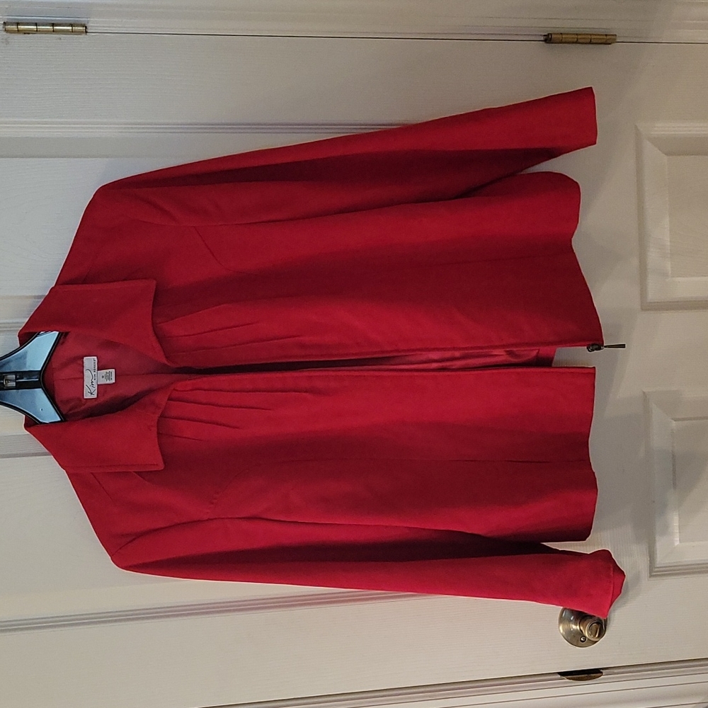 Red Jacket Kim Rogers  size 12